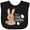 AB-Black, variant on Inktastic My 1st Easter with Cute Brown Bunny and Easter Eggs Boys or Girls Baby Bib