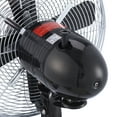 thumbnail image 4 of Better Homes & Gardens New 12 inch Retro 3-Speed Metal Tilted-Head Oscillation Table Fan Black, 4 of 8