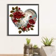 thumbnail image 4 of Pintura de diamante 5D DIY Taladro redondo completo Love Roses Kit Decoración del hogar (NH3682), 4 of 9