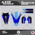 thumbnail image 3 of Kalair GFX Graphics Kit for Kawasaki KX450F (2009-2011) Axis Series, 3 of 5