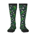 thumbnail image 2 of Lsque Dinosaur and Bone Printed Crew Socks Men's Women's LightWeight Thin Casual Calf Socks ,Knee High Socks,Cotton Socks, 2 of 9