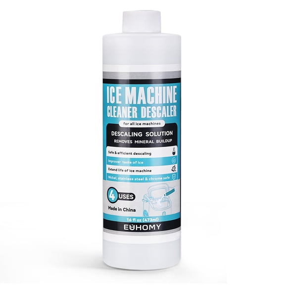 Limpiador desincrustante para máquinas de hielo EUHOMY 473 ml (4 usos/botella)