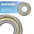 thumbnail image 3 of Unique Bargains Deep Groove Ball Bearing 6002ZZ Double Shield 15mmx32mmx9mm Carbon Steel 8pcs, 3 of 4