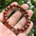 thumbnail image 5 of Natural redstone Bracelet Handmade Healing Crystal Bracelet for Energy Balance, Reiki Chakra Stone, Stretch Bead Gift for Women Men, 5 of 5