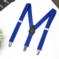 thumbnail image 6 of Buyless Fashion Adjustable Suspenders for Kids Toddlers Baby Elastic Solid Color 1 Inch - Y Back Design - 5102-Royal-Blue-30, 6 of 8