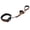 Orange 20mm leash, variant on Pet Dog Collar Reflective Collar Anti-Dirty Easy to for Big Small Dog New Kitten Pet Accessories