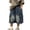 A Blue, variant on Toddler Shorts Boys Boys Youth Outdoor Sportswear Denim Shorts Solid Elastic Waist Summer Casual Cargo Shorts Breathable for Kids Blue 6 Years-7 Years