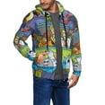 thumbnail image 2 of Saiise Scooby-Doo Bs Mens Zip Up Hoodie Long Sleeve Full-zip Hooded Sweatshirt Pullover With Kangaroo Pocket S-3XL, 2 of 6