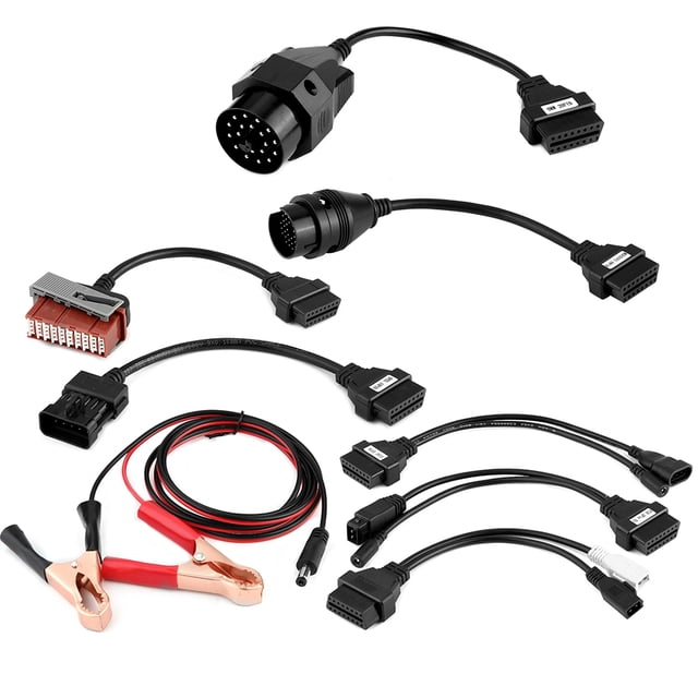 Cables OBD2, Cables De Diagnóstico Fácil De Instalar Cable De Cobre Plástico Conveniente Para Automóvil Para Automóvil