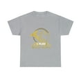 thumbnail image 2 of Unique I Play Heavy Metal French Horn  Brass Tee T-shirt, 2 of 2