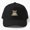 Black, variant on Even Baddies Get Saddies Cat Baseball Cap, Feline Mood Statement Design, Classic Hat