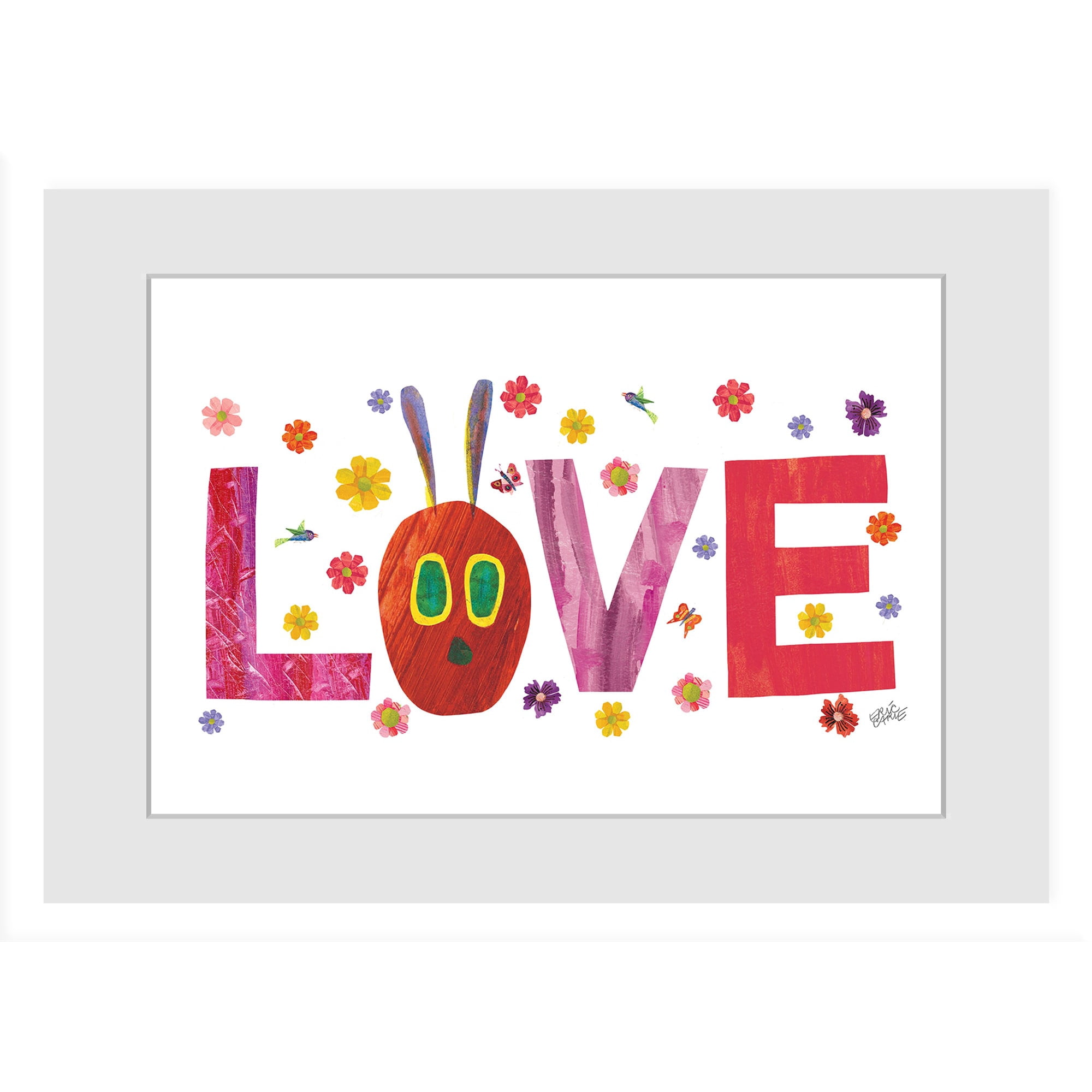 Eric Carle Caterpillar Love 3 Framed Art Print