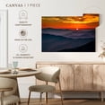 thumbnail image 5 of Elephant Stock Blue Ridge Mountains Wall Art - Horizontal Canvas Wall Art - Living Room Wall Decor - Nature Canvas - Orange And Black Decor - 30" x 20", 5 of 8