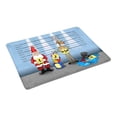thumbnail image 2 of MKHERT Santa Claus Reindeer Snowman Funny Cartoon Christmas Police Line-Up Doormat Rug Home Decor Floor Mat Bath Mat 23.6x15.7 inch, 2 of 3