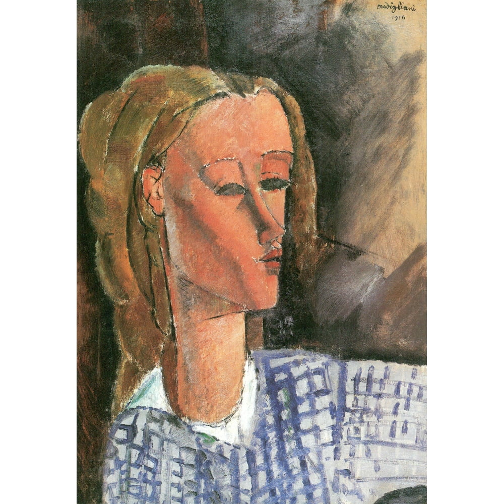 Canvas Print Modigliani, Amedeo Portrait Beatrice