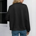 thumbnail image 4 of QHFBli Womens Winter Linened Hoodies Long Sleeve Button Down Jackets with Pockets Oversized Sherpa Fuzzy Warm Coats, 4 of 6