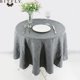 thumbnail image 3 of mantel redondo De tela de mesa redonda boda cubierta de mesa de fiesta imitar Lino mantel de encaje nórdicos té y café manteles decoración hogareña Cocina, 3 of 5
