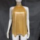 thumbnail image 3 of Camisetas De Verano Camisetas de verano para mujer, elegante, brillante, con cuello halter, sin mangas, para fiesta (dorado XL) Ygjytge para Mujer oro T S, 3 of 8