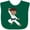 Green, variant on Inktastic African American Boy, Karate Boy, Kata, Black Belt Boys Baby Bib