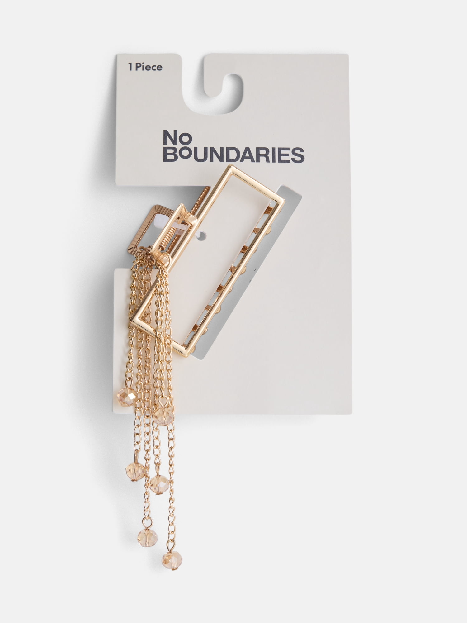 No Boundaries Chain and Bead Hair Claw Clip, Women's