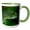 Green/White, variant on 3drose, Tree Frog, 11oz Magic Transforming Mug