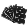 thumbnail image 1 of Black PVC Toy Car Parking Space Stickers for Fun Playroom 5Pcs Set, 1 of 5