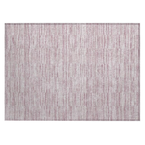 Addison Rugs Chantille Indoor/Outdoor Transitional Stripes Blush Washable Rectangle Rug, 1'8" x 2'6"
