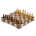 thumbnail image 2 of Bey Berk Inlay Chess and Checkers Set with Storage Drawer, 2 of 3