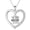 Silver, variant on Iefil S925 Sterling Silver Birthstone Heart Pendant Necklace for Women, Dainty Graduation Gifts 2026, CZ Fine Jewelry