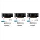 thumbnail image 2 of 3X Tarjeta Vertical de Servidor PCIE X16 A M.2 M-Key NVMEx4 SSD 2U, Tarjeta Dividida de 4 Discos NVME PCI-EX16 de Doble Cara, 2 of 5
