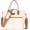 Brown White, variant on Lunch Bag Women for Work Insulated Thermal Lunch Box with Wide-Open Pocket Leakproof Cooler Bags with Removable Strap for Teacher Nurse Office Picnic Travel