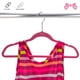 thumbnail image 5 of Paquete de 25 Perchas de Terciopelo para Nios, Antideslizantes, Ahorro de Espacio, Ropa para Nios, Camisas, Pantalones, Vestidos, Guardera, Almacenamiento y Organizacin, 5 of 6