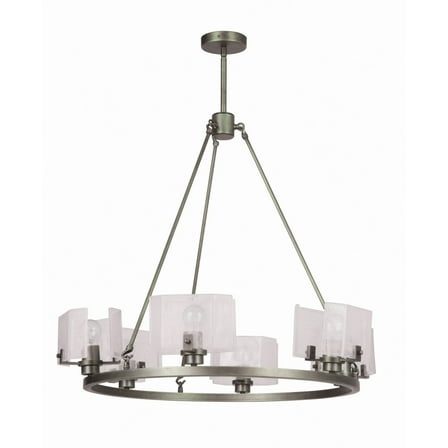 Craftmade Lighting - Trouvaille - Six Light Chandelier-Polished Nickel Finish