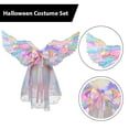 thumbnail image 2 of Costume Set Angel Devil Cosplay Prop for Kids with Wing Mesh Cloth and Bow for  Carnival Themed Cosplay Party Accessories, 2 of 6