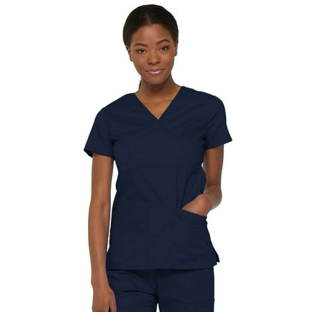 

Dickies EDS Signature Scrubs Top for Women Mock Wrap 85820