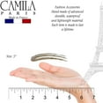 thumbnail image 6 of Camila Paris CP2975 French Twist Stick Clip Pins, Opera, Wavy Hair Pin 3-Prong Hair Fork for Girls Spiral Updo Chignon Bun Holder, Flexible and Styling Hair Accessories for Women, Handmade in France, 6 of 20