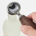 thumbnail image 3 of Bottle Opener Wood Handle Drink Cap Lid Beer Bottle Opener Easy to Carry Launcher Kitchen Gadget Too, 3 of 5