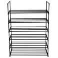 thumbnail image 3 of Hassch 6-Tiers Metal Shoe Rack, Iron Shoe Tower Shelf Storage Organizer for Bedroom Entryway Hallway, Black, 3 of 6