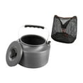 thumbnail image 2 of figatia Camping Water Kettle Tea Kettle Kitchenware 2L Cook Teapot for Camp Fishing Campfire Outdoor Barbecue, 2 of 8