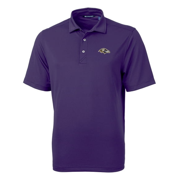Men's Cutter & Buck Purple Baltimore Ravens Virtue Eco Pique Recycled Polo