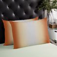 thumbnail image 3 of Waterproof Outdoor Throw Pillows with Inserts 12"x20", Burnt Orange Ombre Soft Decorative Pillowcases for Couch Bedroom, Modern Grey Gradient Farmhouse Art Pillow Covers for Sofa Living Room, 3 of 8