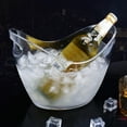 thumbnail image 3 of Ice Container,Acrylic Ice Container Champagne Ice Bucket Bar Supplies Solid Performance, 3 of 13