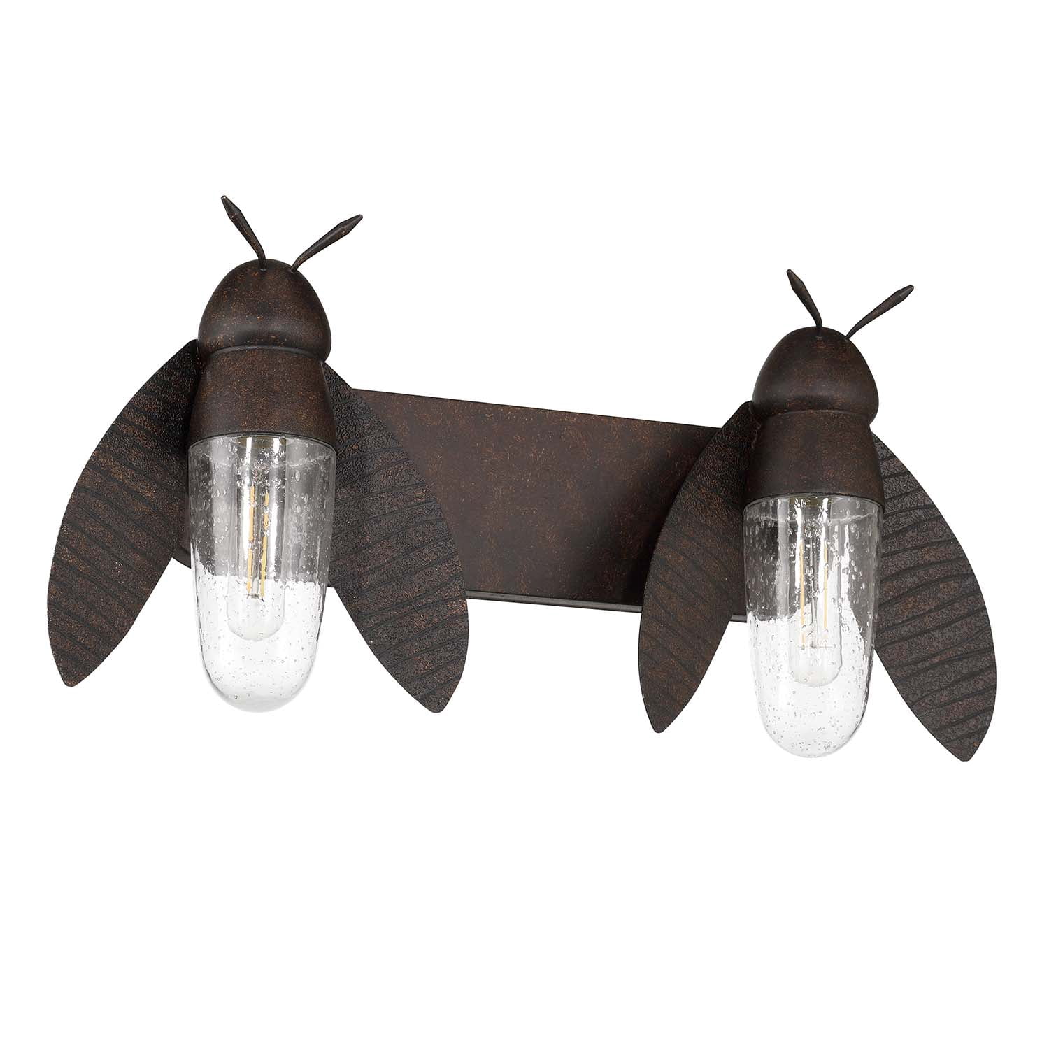 Nightflight - Vanity Light - 2 Light - Rustic Bronze