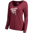 thumbnail image 2 of Women's Garnet Florida State Seminoles Team Mom Long Sleeve T-Shirt, 2 of 3