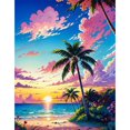 thumbnail image 1 of 5D Diamond Painting Set – Dreamy Landscape Painting, Adult Version, Fully Diamond DIY Art, Frameless., 1 of 8