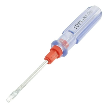 Unique Bargains Plastic Grip Dual End 3mm Tip Bit Magnetic Slotted Phillips Screwdriver