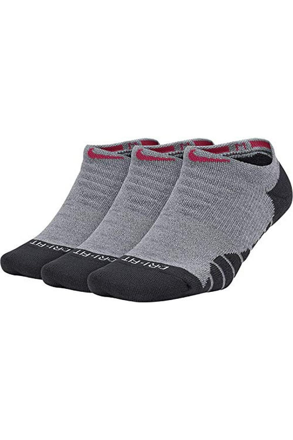 Womens Everyday Max Cushion No Show Socks 3Pr M 6-10 SX5571-091