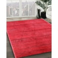 thumbnail image 2 of Ahgly Company Indoor Round Mid-Century Modern Red Oriental Area Rugs, 6' Round, 2 of 6