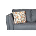 thumbnail image 2 of Benjara BM213244 Fabric Upholstered Loveseat with Flared Shelter Arms - Gray - 38 x 65 x 38 in., 2 of 5