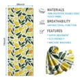 thumbnail image 2 of Yellow Lemon Fruits GreenLeaves Pattern Hot Yoga Mat Towel Non Slip for Hot Yoga - Quick-Drying Yoga Mat Cover with 4 Corner Pockets with Travel Bag - Hot Yoga Towel Non Slip 74"x26", 2 of 6